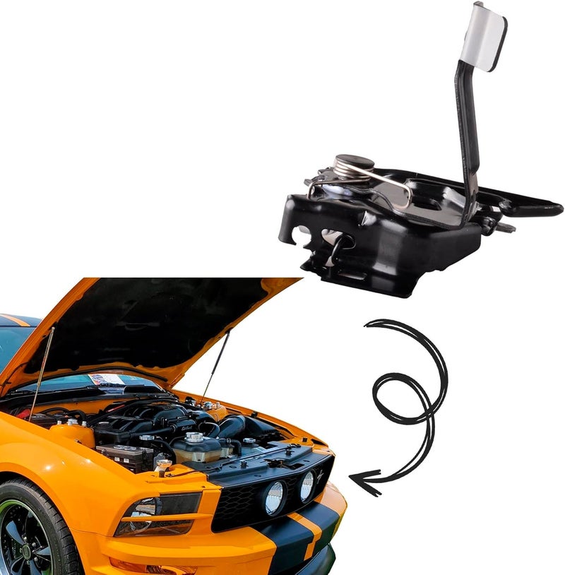 Predep Hood Latch Compatible for Ford Mustang 2010-2014 Replacement Hood Lock FO1234127 AR3Z16700A - Image 2